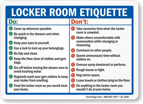 ) your toothbrush, d. . Gym locker room etiquette